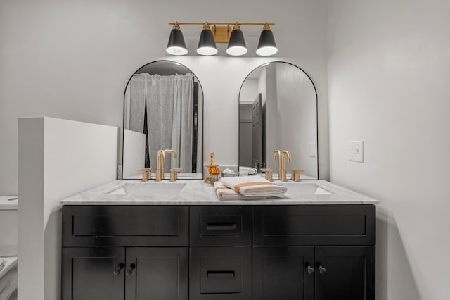 7172 Standing Boy Rd, Columbus, GA 31904 - bathroom featuring toilet and double vanity