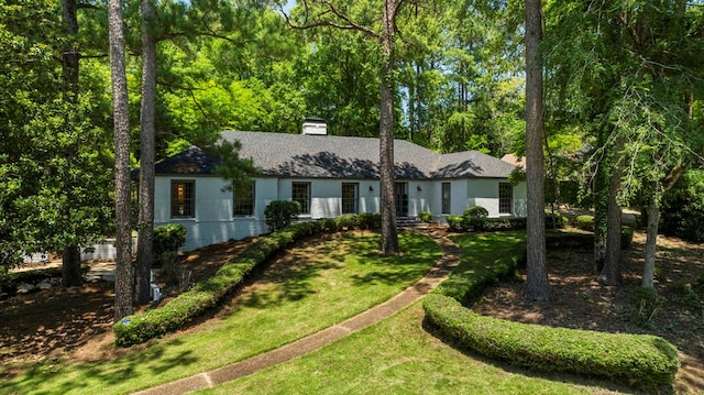 7172 Standing Boy Rd, Columbus, GA 31904 - single story home with a chimney and a front lawn