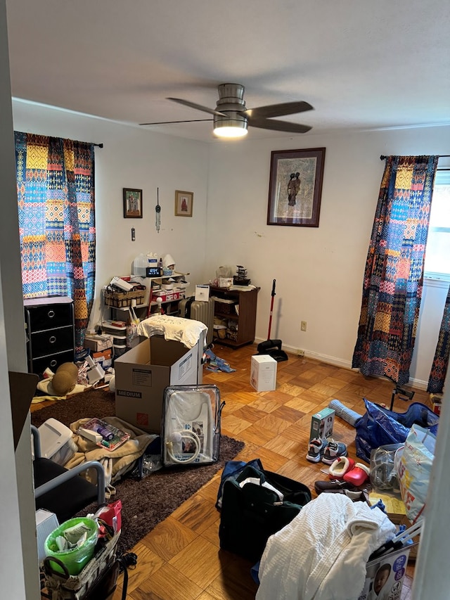 406 Henson Ave, Columbus, GA 31907 - living room featuring ceiling fan