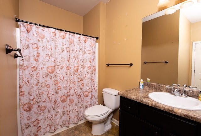 9 Red Maple St, Phenix City, AL 36869 - full bath with toilet, vanity, tile patterned flooring, and curtained shower