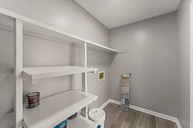 6344 Olde Towne Dr, Columbus, GA 31907 - laundry room featuring washer hookup and dark wood-style flooring