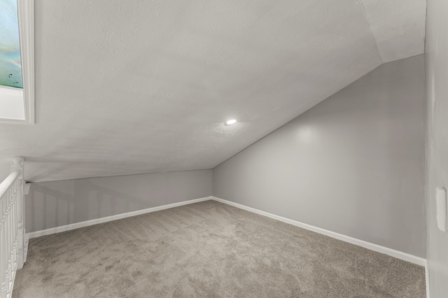 6344 Olde Towne Dr, Columbus, GA 31907 - bonus room featuring lofted ceiling, light carpet, and a textured ceiling