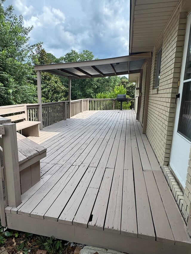 3328 College Ave, Columbus, GA 31907 - view of wooden terrace