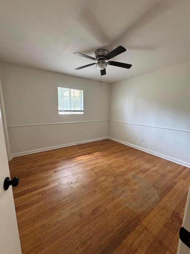 3328 College Ave, Columbus, GA 31907 - unfurnished room with wood finished floors and ceiling fan