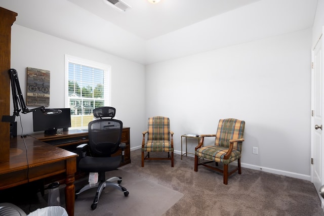 office featuring carpet floors