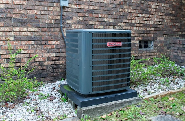 exterior details featuring cooling unit