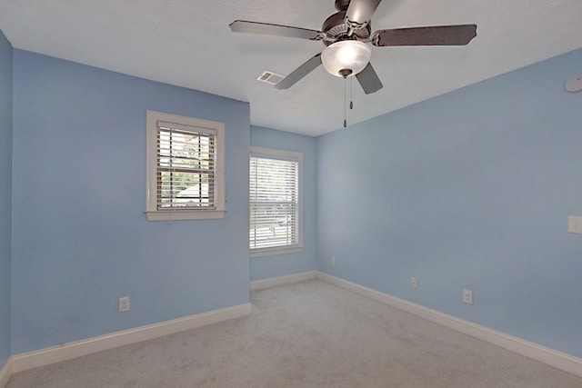 7177 Helen Dr, Columbus, GA 31904 - empty room with ceiling fan, carpet floors, and baseboards