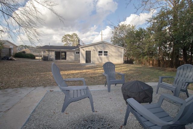 exterior space featuring a patio