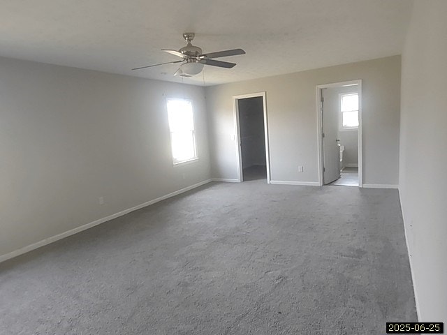6123 Caribou Dr, Columbus, GA 31907 - empty room featuring ceiling fan and carpet flooring