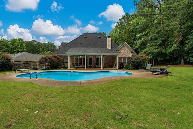 5043 Spyglass Ct, Columbus, GA 31909 - view of swimming pool featuring a patio