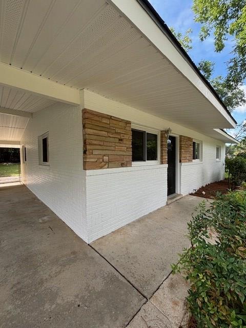 5435 Mariner Dr, Columbus, GA 31909 - doorway to property with brick siding