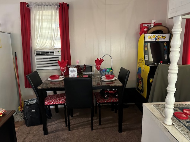 2821 Barbara Rd, Columbus, GA 31907 - carpeted dining area with cooling unit