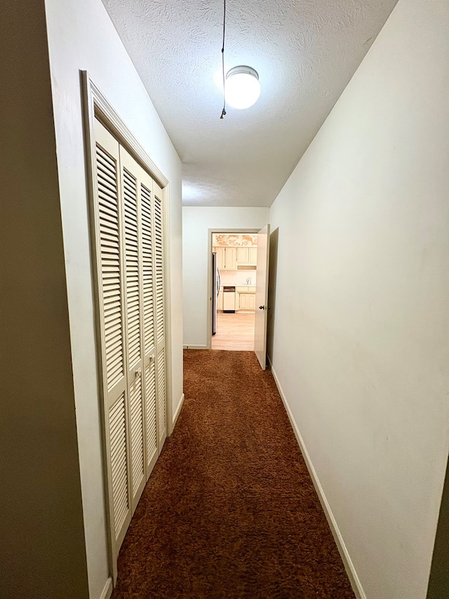 5302 Pine Needle Dr, Columbus, GA 31907 - hall featuring carpet floors and a textured ceiling