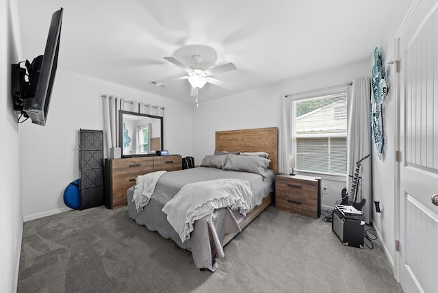 5608 Grove Ave, Columbus, GA 31904 - bedroom with light colored carpet and ceiling fan