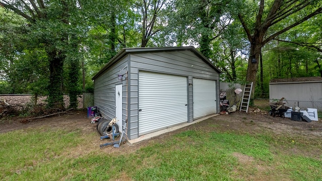 5608 Grove Ave, Columbus, GA 31904 - view of outdoor structure featuring view of wooded area