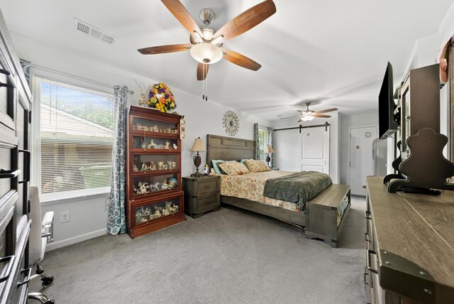5608 Grove Ave, Columbus, GA 31904 - bedroom featuring multiple windows, light colored carpet, and a ceiling fan
