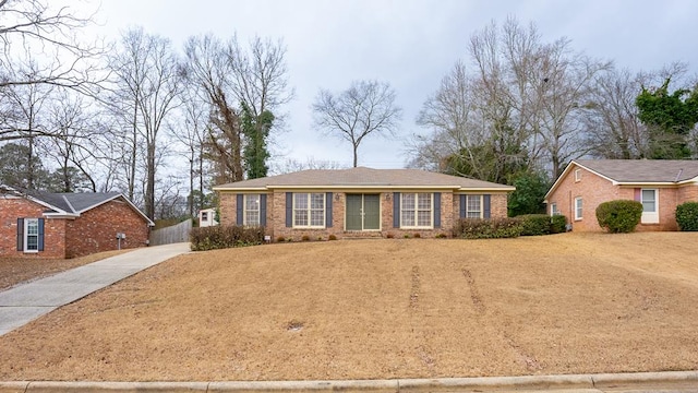 6847 Fawndale Dr, Columbus, GA 31904 - single story home with concrete driveway and brick siding