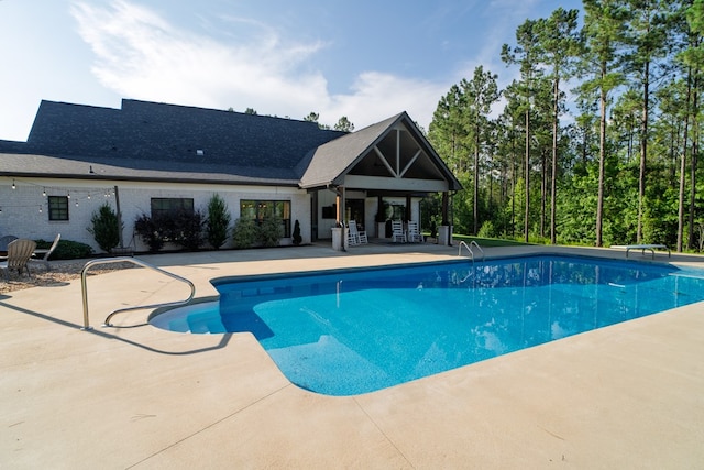 719 Harris Rd, Cataula, GA 31804 - outdoor pool featuring a patio area