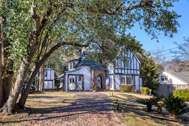 view of tudor house