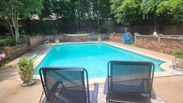 view of pool