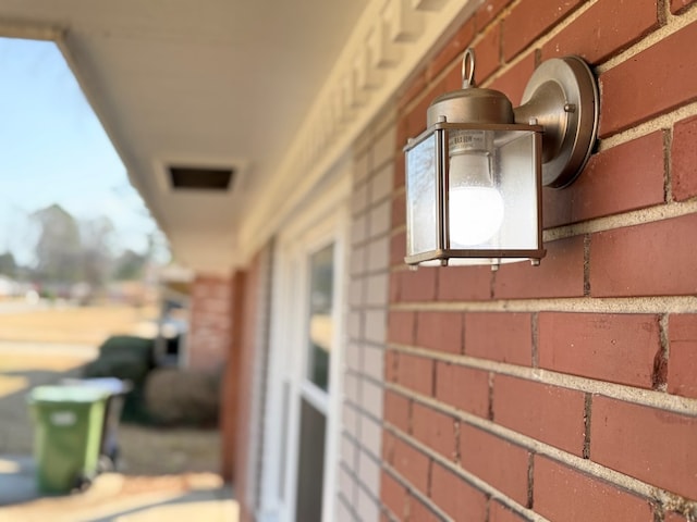 exterior details featuring visible vents