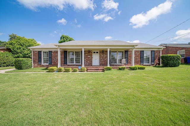 2231 Camelot Pl, Columbus, GA 31904 - single story home featuring a front yard, brick siding, and a porch