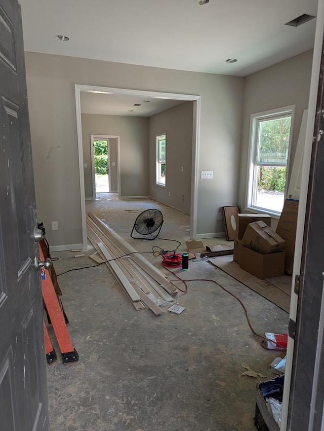 foyer entrance featuring a healthy amount of sunlight