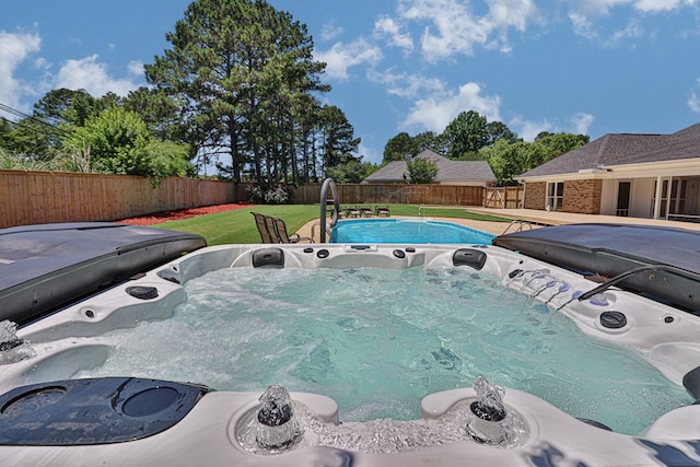 7191 Otter Dr, Midland, GA 31820 - view of pool with a hot tub