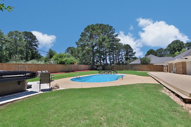 7191 Otter Dr, Midland, GA 31820 - view of pool with a patio area