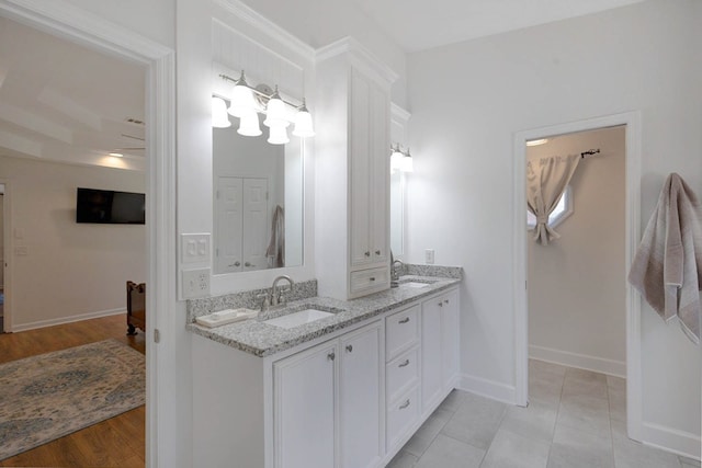 7191 Otter Dr, Midland, GA 31820 - full bath featuring double vanity and baseboards