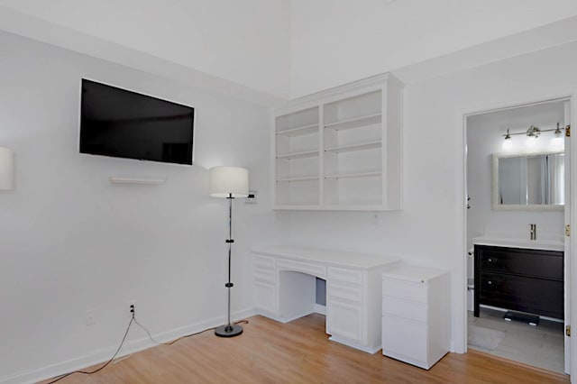 7191 Otter Dr, Midland, GA 31820 - unfurnished office featuring light wood finished floors and baseboards