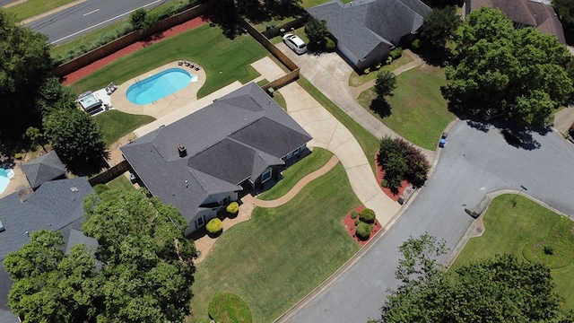 7191 Otter Dr, Midland, GA 31820 - aerial view of property's location featuring a pool area