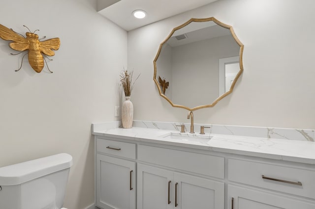 7209 Lullwater Rd, Columbus, GA 31904 - half bath featuring vanity and toilet