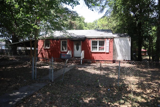 3115 Meade St, Columbus, GA 31903 - view of front of property featuring a fenced front yard and a gate
