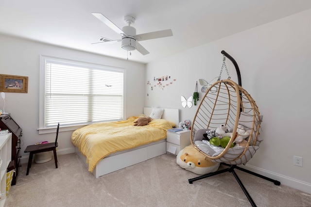 10312 Emerson Way, Midland, GA 31822 - bedroom featuring carpet, multiple windows, and a ceiling fan