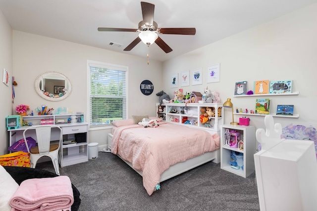 7514 Garrett Rd, Midland, GA 31820 - bedroom with carpet flooring and a ceiling fan