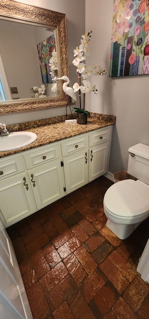 7400 Standing Boy Rd, Columbus, GA 31904 - bathroom featuring vanity and brick patterned flooring