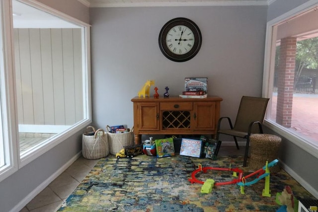 7400 Standing Boy Rd, Columbus, GA 31904 - interior space featuring light tile patterned flooring and ornamental molding