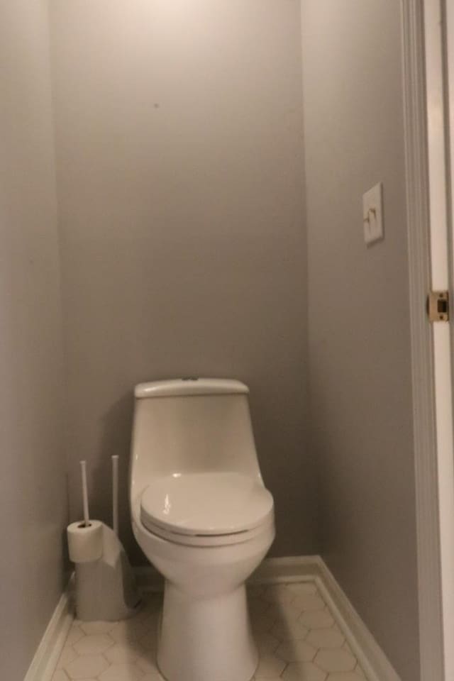 7400 Standing Boy Rd, Columbus, GA 31904 - bathroom with toilet and tile patterned floors