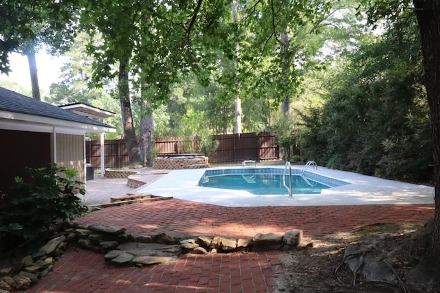 7400 Standing Boy Rd, Columbus, GA 31904 - view of swimming pool featuring a patio area and a fenced backyard