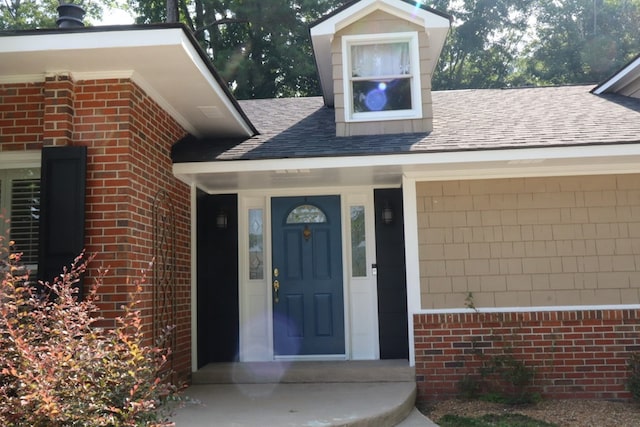 7400 Standing Boy Rd, Columbus, GA 31904 - entrance to property featuring brick siding and roof with shingles