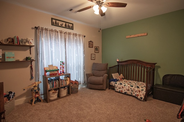 299 Savior Ln, Hamilton, GA 31811 - bedroom featuring carpet and a ceiling fan