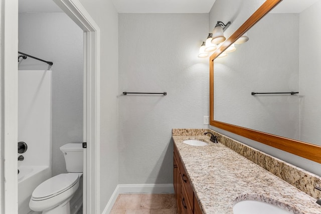 30 Pleasant Ct, Cataula, GA 31804 - full bathroom with double vanity and washtub / shower combination