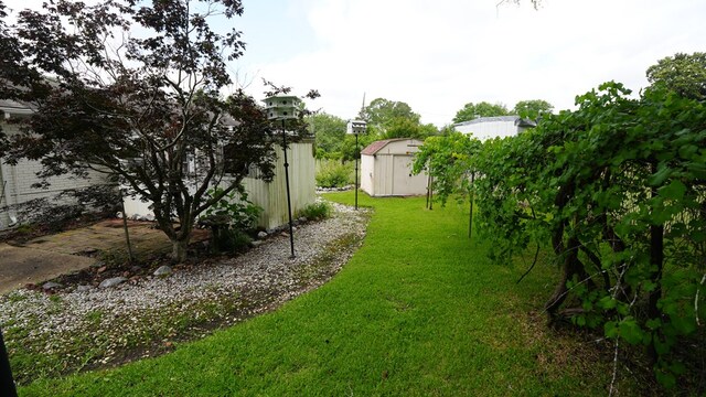 4525 Sentry St, Columbus, GA 31907 - view of green lawn featuring a shed