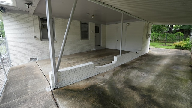 4525 Sentry St, Columbus, GA 31907 - view of patio featuring an attached carport