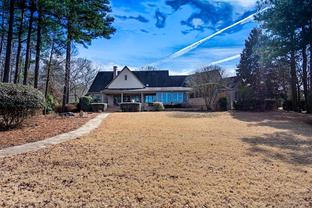 view of back of property