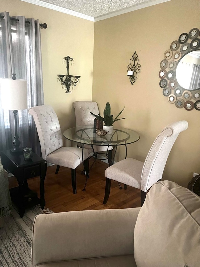 4212 Canady St, Columbus, GA 31909 - dining space featuring crown molding and wood finished floors