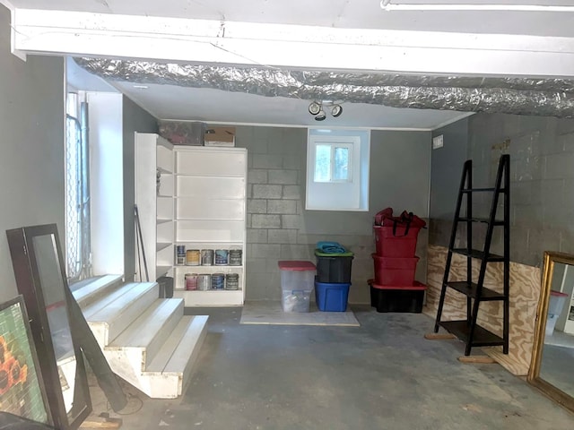 4212 Canady St, Columbus, GA 31909 - basement featuring concrete block wall