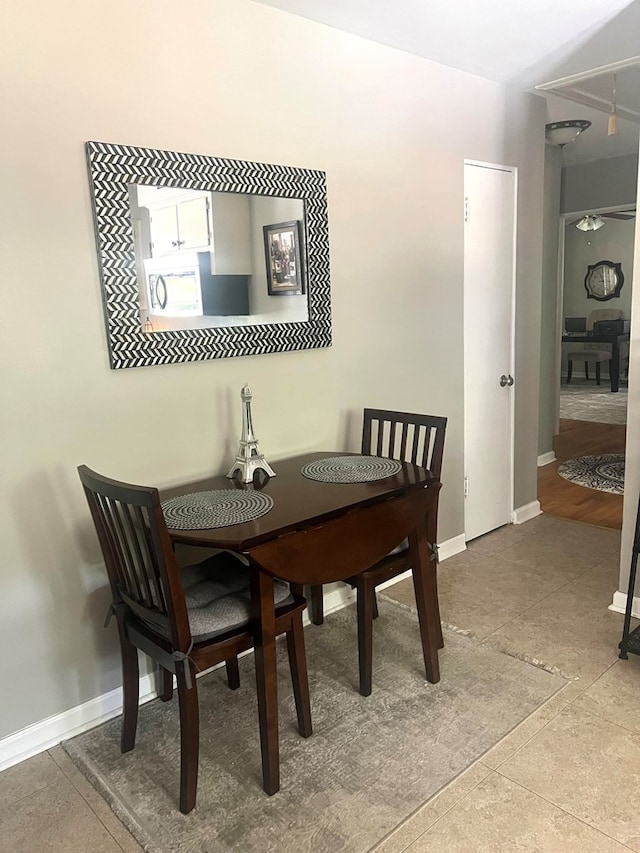 4212 Canady St, Columbus, GA 31909 - dining space with baseboards and light tile patterned floors
