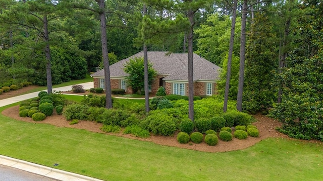 9011 Travelers Way, Midland, GA 31820 - view of front of property with a front lawn and brick siding